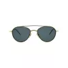 Thom Browne TB109ATGLDBLK unisex aviator zonnebril titanium montuur donkergroene glazen 53/20/141 mm