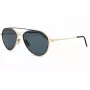Thom Browne TB109ATGLDBLK unisex aviator zonnebril titanium montuur donkergroene glazen 53/20/141 mm