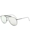 Thom Browne unisex TB015LTDBLKGR aviator zonnebril 62/15/144 mm