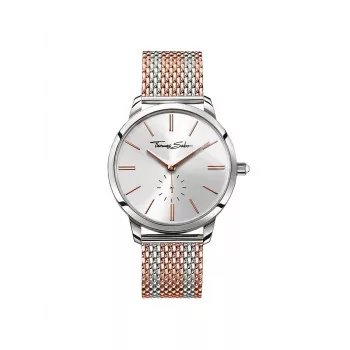 THOMAS SABO dameshorloge WA02732832013 - quartz, edelstaal, zilveren wijzerplaat