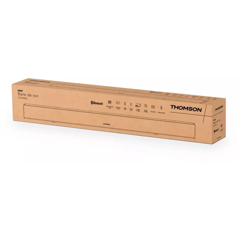 THOMSON SB180BT Bluetooth-soundbar (120W, 2.0 kanalen, zwart)