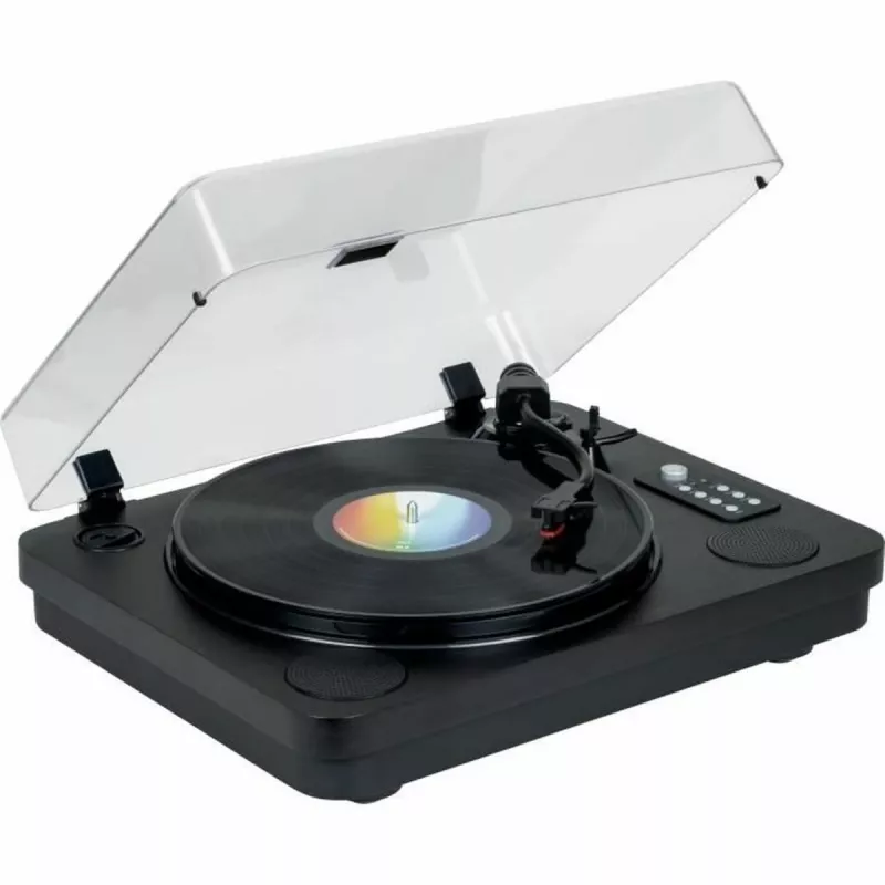 THOMSON TT650BT platenspeler met ingebouwde luidsprekers, opname naar USB, zwart