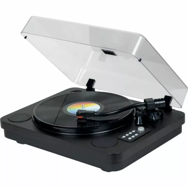 THOMSON TT650BT platenspeler met ingebouwde luidsprekers, opname naar USB, zwart