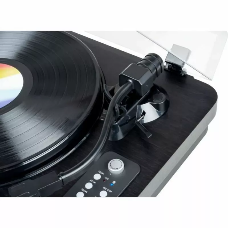THOMSON TT650BT platenspeler met ingebouwde luidsprekers, opname naar USB, zwart