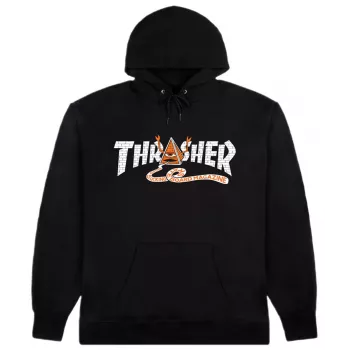Thrasher x Toy Machine Hoodie Pyramid Zwart L