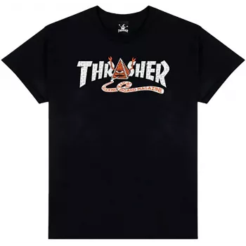 Thrasher x Toy Machine T-shirt Pyramid zwart M