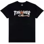 Thrasher x Toy Machine T-shirt Pyramid zwart M