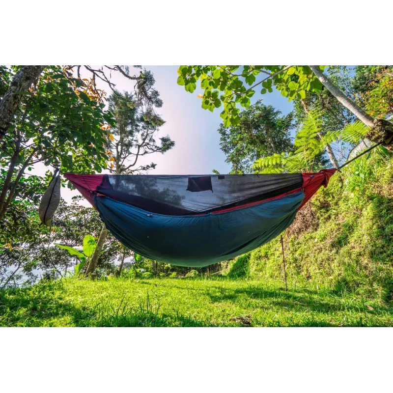 Ticket To The Moon Pro hangmat bordeaux/zwart