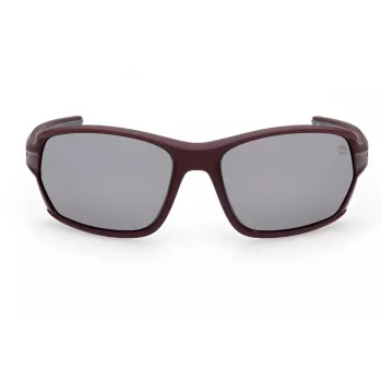Timberland heren TB92456667D gepolariseerde zonnebril - mat zwart montuur, groene glazen, 66/18/125 mm