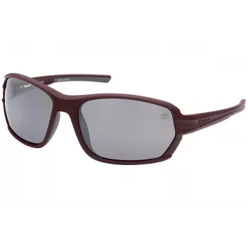 Timberland heren TB92456667D gepolariseerde zonnebril - mat zwart montuur, groene glazen, 66/18/125 mm