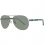 Timberland TB9086-6209D heren gepolariseerde zonnebril - mat zwart montuur, groene glazen
