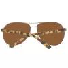 Timberland TB9086-6249H Heren gepolariseerde zonnebril mat zwart groen 62mm