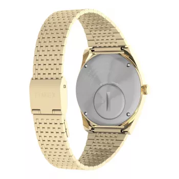 Timex Expedition North Field Post Solar 42mm herenhorloge - zwarte wijzerplaat, bruine leren band, solar quartz