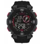 TIMEX heren digitaal horloge quartz TW5M53700 50mm zwart resin siliconen