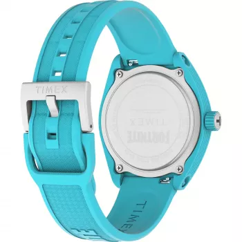 TIMEX heren veldhorloge TW2W96900 40mm quartz analoog bruin leren band zwarte wijzerplaat