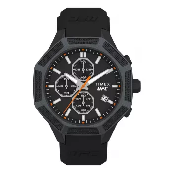 Timex heren TW2V87200 Expedition North Field Post horloge - 44mm solar-quartz, roestvrijstalen kast, groene stoffen band