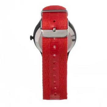 TIMEX herenhorloge TW2V10900LG 41mm groen leren band zwarte wijzerplaat