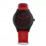 TIMEX herenhorloge TW2V10900LG 41mm groen leren band zwarte wijzerplaat