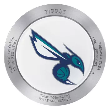 TISSOT PRS 516 Heren Swiss Quarz Chronograaf Horloge 42mm Zilveren Wijzerplaat Bruine Leren Band T095417170373