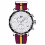 TISSOT T-Sport Quickster chronograaf herenhorloge 42mm zwarte wijzerplaat NATO-band T0954171707