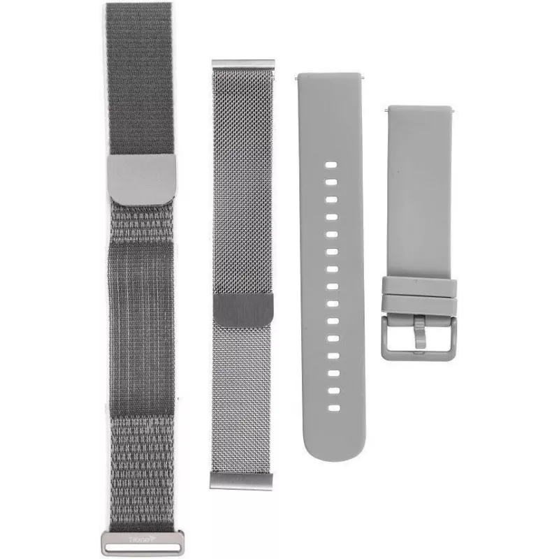 Titmo Loop I-110 zilveren smartband met ECG, HRV, HF, BD, SpO2, IP68
