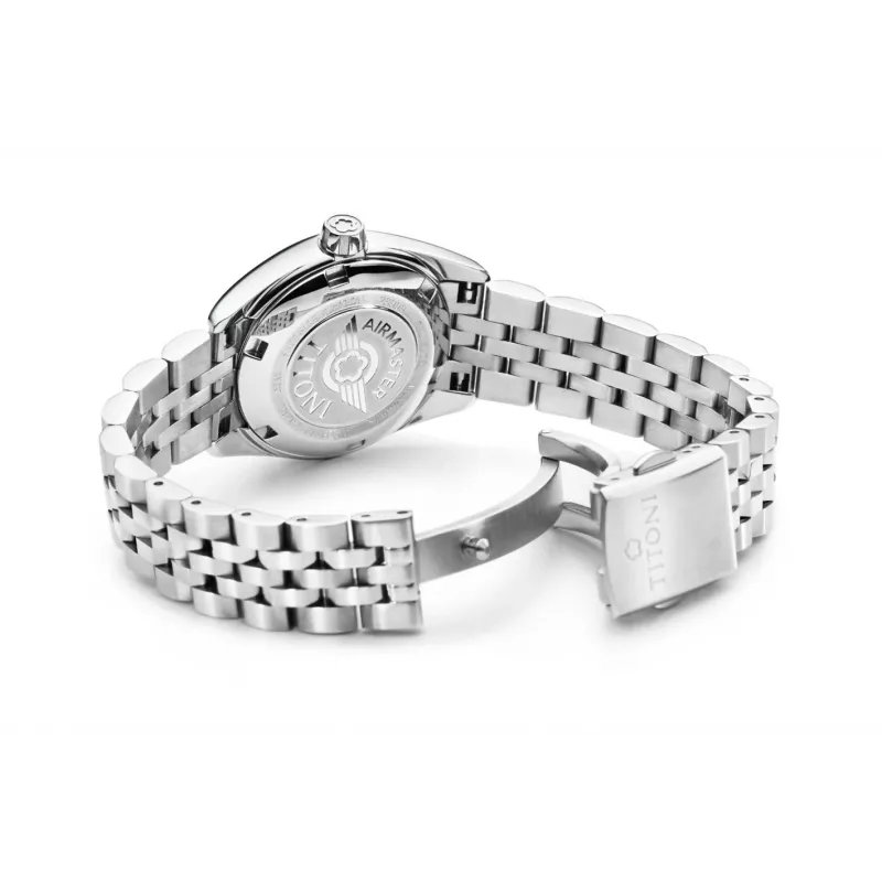 TITONI dames automatisch horloge 23909S-354 27mm RVS zilveren wijzerplaat