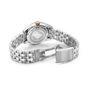 TITONI dames automatisch horloge 818SRG-622 30mm RVS met diamanten