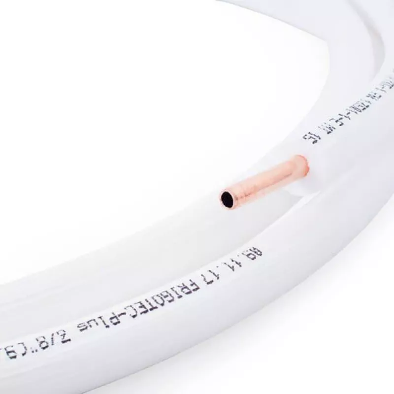 TIVENTO Flex voorgëisoleerde koperen buis 1/4 inch (6,35 mm) - 50 m rol