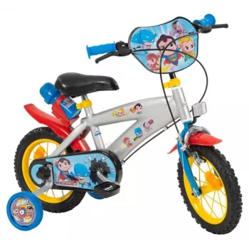 Toimsa DC Boy Friends 12 jongens 12-inch kinderfiets met zijwieltjes