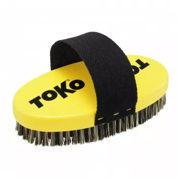 Toko Base Brush ovaal koper met band