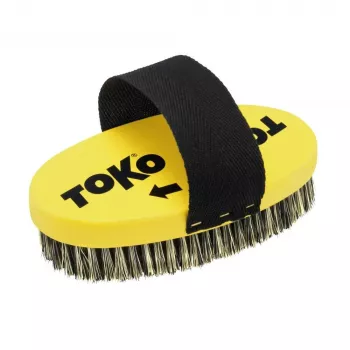 Toko Base Brush Ovaal Staaldraad - ski- & snowboard waxborstel