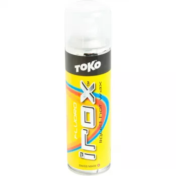 Toko Irox fluoro vloeibare wax 250ml - high fluoro voor natte sneeuw