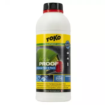 TOKO Tent and Pack Proof 1000 ml navulling - impregneermiddel & waterafstotende uitrusting voor tenten, rugzakken, outdoor-textiel