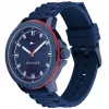 Tommy Hilfiger heren 1792022 analoog quartz horloge 48mm RVS blauwe wijzerplaat