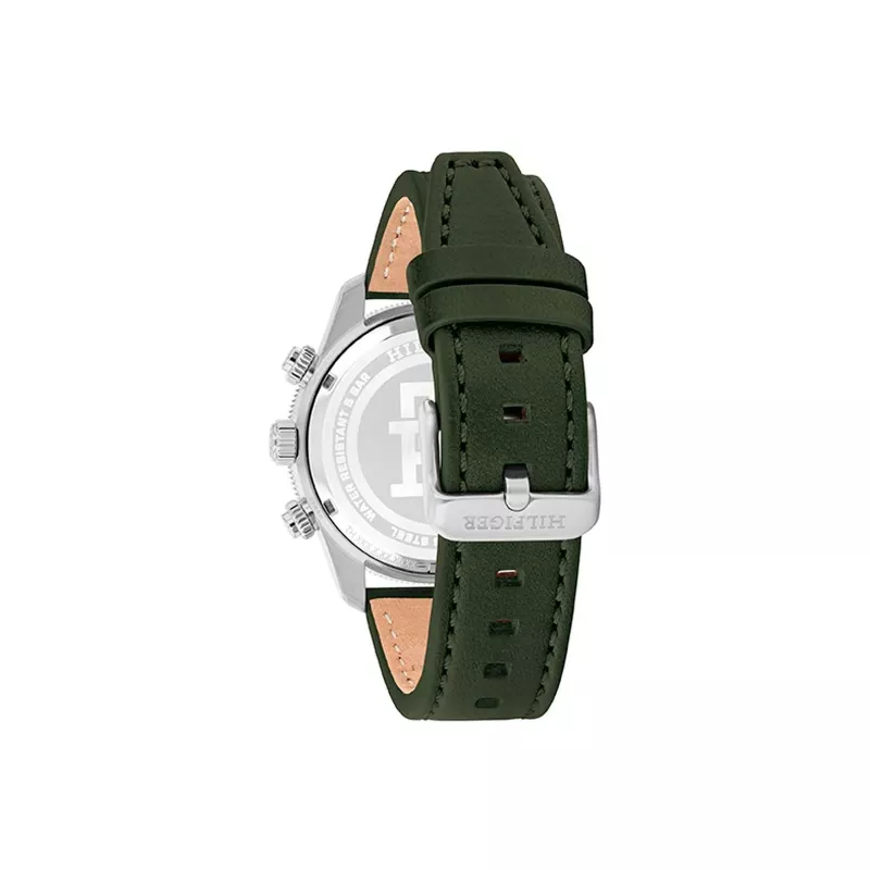 Tommy Hilfiger heren 1792188 analoog quartz horloge 40 mm RVS blauwe wijzerplaat