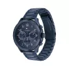 Tommy Hilfiger heren Damon quartz horloge 1791853 44mm blauw silicone