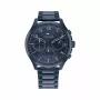 Tommy Hilfiger heren Damon quartz horloge 1791853 44mm blauw silicone