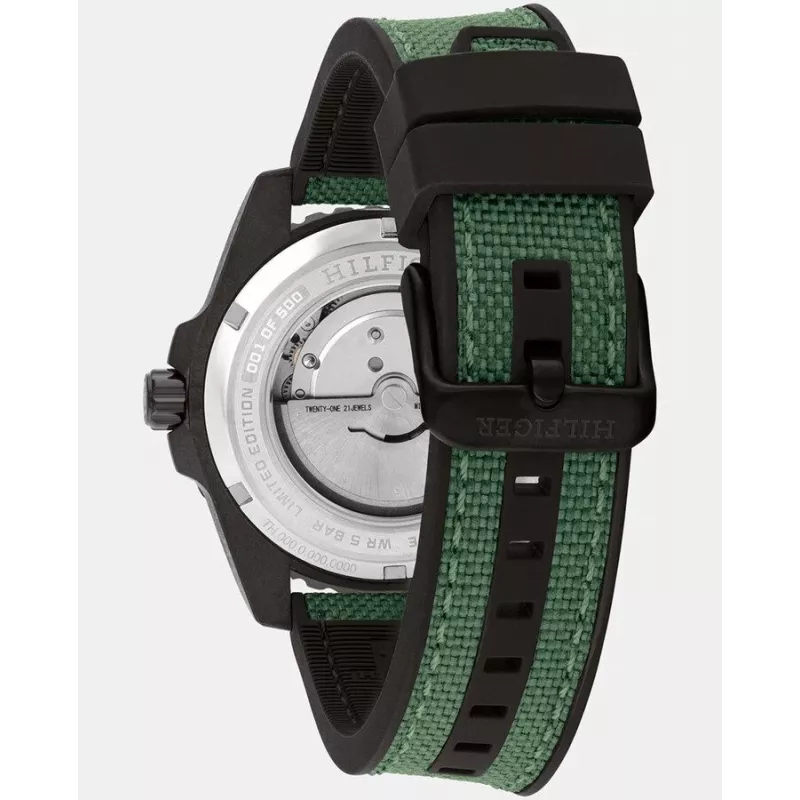 Tommy Hilfiger Heren Daniel Quartz horloge 1792161 42mm Blauwe wijzerplaat Bruin leer