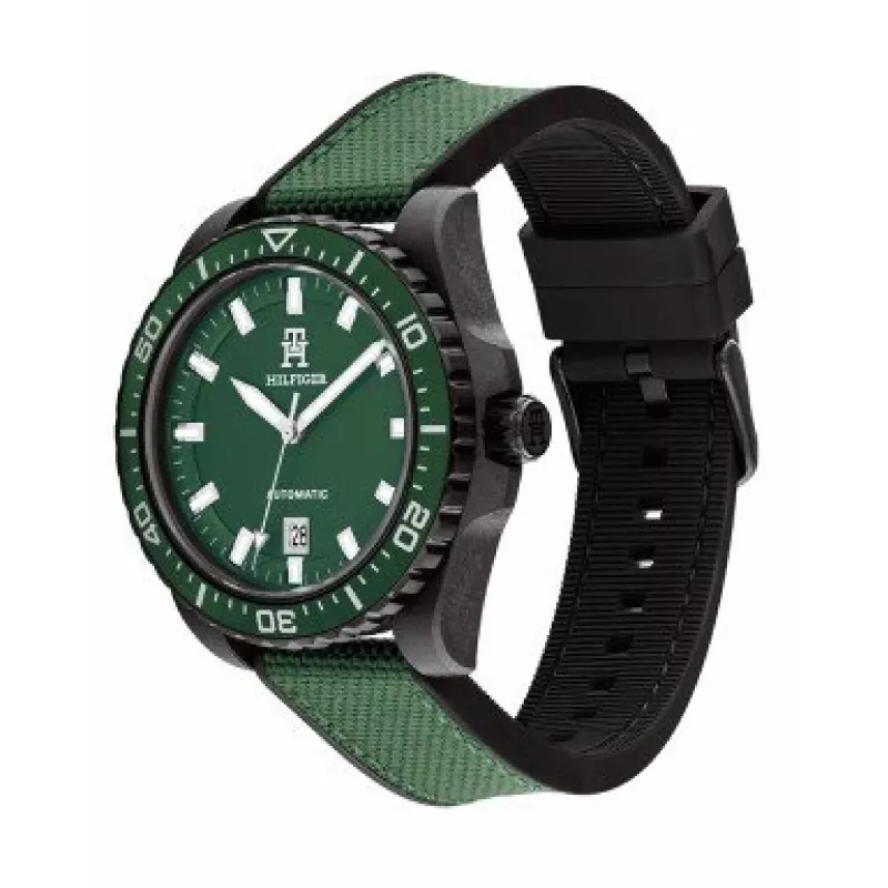 Tommy Hilfiger Heren Daniel Quartz horloge 1792161 42mm Blauwe wijzerplaat Bruin leer