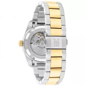 Tommy Hilfiger heren Deacon quartz horloge 40mm blauwe wijzerplaat RVS-mesh