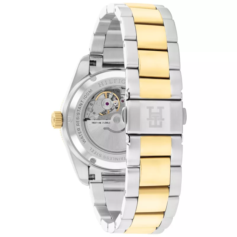 Tommy Hilfiger heren Deacon quartz horloge 40mm blauwe wijzerplaat RVS-mesh