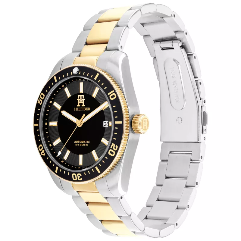 Tommy Hilfiger heren Deacon quartz horloge 40mm blauwe wijzerplaat RVS-mesh