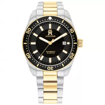 Tommy Hilfiger heren Deacon quartz horloge 40mm blauwe wijzerplaat RVS-mesh