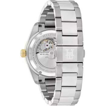 Tommy Hilfiger heren Decker quartz horloge 1792155 40mm blauwe wijzerplaat RVS