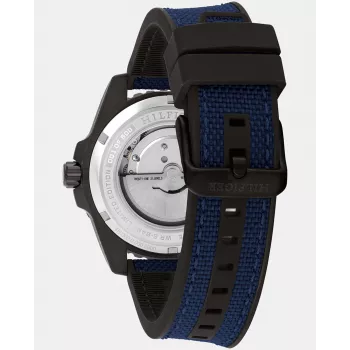 Tommy Hilfiger heren Decker quartz horloge 1792160 42mm edelstaal blauwe wijzerplaat