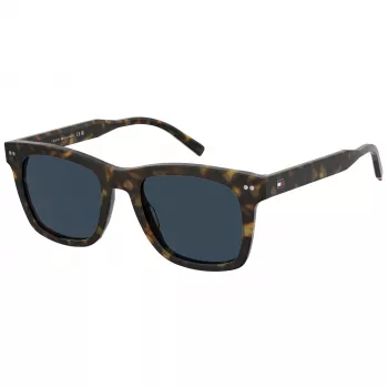 Tommy Hilfiger heren zonnebril TH-2184-S-086 Havana montuur grijze glazen 52mm
