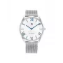 TOMMY HILFIGER herenhorloge 1710512 43mm blauwe wijzerplaat bruine leren band