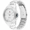 Tommy Hilfiger herenhorloge 1710695 42mm blauwe wijzerplaat roestvrijstalen mesh