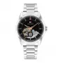 Tommy Hilfiger herenhorloge 1710718 39mm blauwe wijzerplaat bruine lederen band