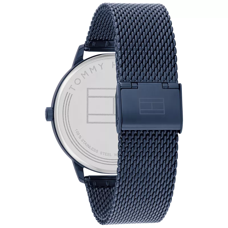 Tommy Hilfiger Herenhorloge 1791841 43mm RVS Blauwe wijzerplaat